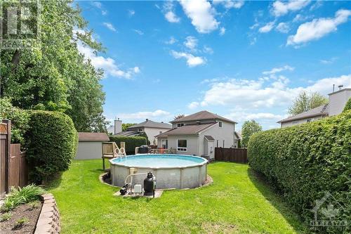 1157 Ambercrest Street, Ottawa, ON - Outdoor With Above Ground Pool With Backyard With Exterior