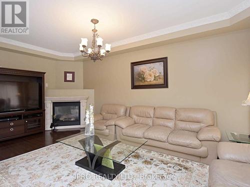 3437 Hideaway Place, Mississauga, ON - Indoor Photo Showing Living Room With Fireplace