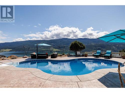 315 Kalamalka Lakeview Drive Unit# 1, Vernon, BC - Outdoor With In Ground Pool With View