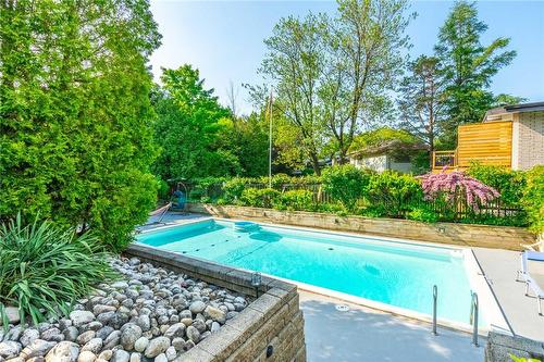 1129 Scenic Drive, Hamilton, ON - Outdoor With In Ground Pool With Backyard