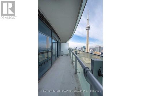 3809 - 12 York Street, Toronto, ON - Outdoor With Balcony With Exterior