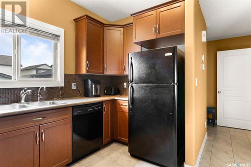 3371 Green Bank Road, Regina, SK - Indoor Photo Showing Kitchen With Double Sink