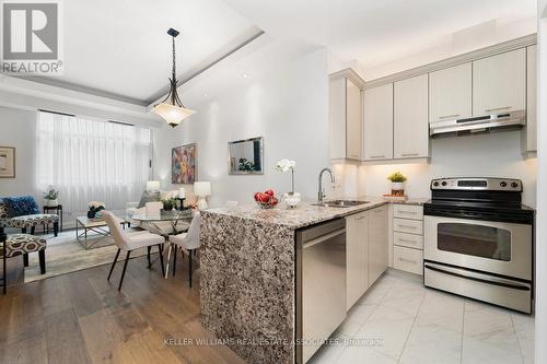 203 - 8 Wellesley Street E, Toronto, ON - Indoor Photo Showing Kitchen With Stainless Steel Kitchen With Upgraded Kitchen