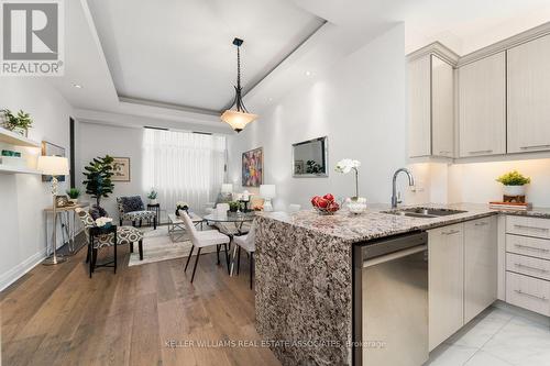203 - 8 Wellesley Street E, Toronto, ON - Indoor Photo Showing Kitchen With Double Sink With Upgraded Kitchen