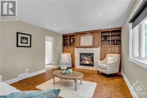 43 Bennett Street, Ottawa, ON - Indoor Photo Showing Living Room With Fireplace