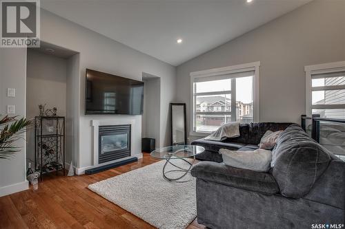 359 Pichler Crescent, Saskatoon, SK - Indoor Photo Showing Living Room With Fireplace