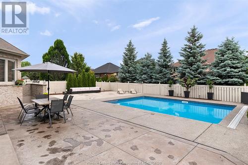 958 Pavan, Windsor, ON - Outdoor With In Ground Pool With Deck Patio Veranda With Backyard