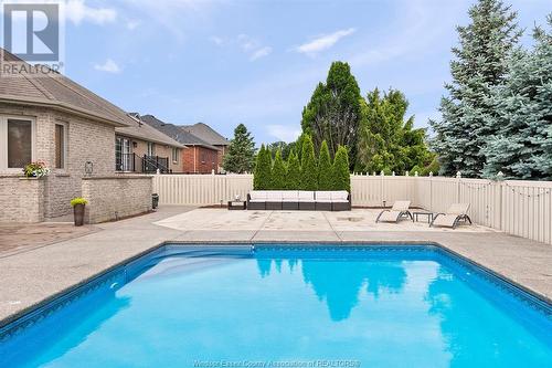 958 Pavan, Windsor, ON - Outdoor With In Ground Pool With Deck Patio Veranda With Backyard