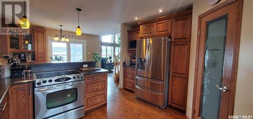 456 Abel Drive, Crooked Lake, SK - Indoor Photo Showing Kitchen With Stainless Steel Kitchen