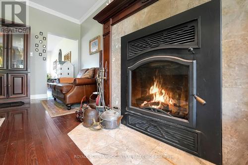 2435 Elm Tree Road, Kawartha Lakes, ON - Indoor Photo Showing Living Room With Fireplace