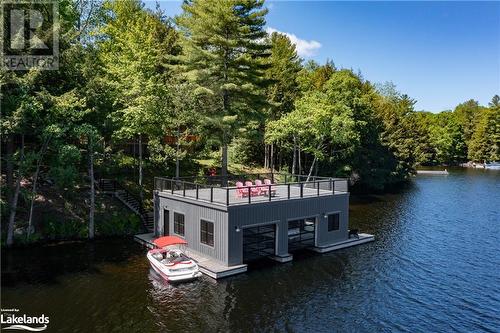 2 Wet Slips + 1 Covered Slip - 22-26Lm Taylor Island, Gravenhurst, ON - Outdoor With Body Of Water