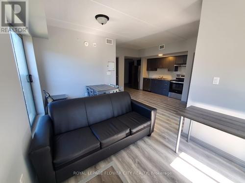 A 407 - 275 Larch Street N, Waterloo, ON - Indoor Photo Showing Living Room