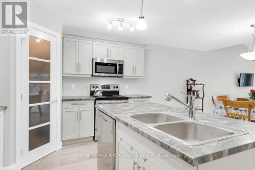 91 Dewal Place, Belleville, ON - Indoor Photo Showing Kitchen With Double Sink