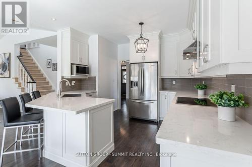 852 Trudeau Drive, Milton, ON - Indoor Photo Showing Kitchen With Stainless Steel Kitchen With Upgraded Kitchen