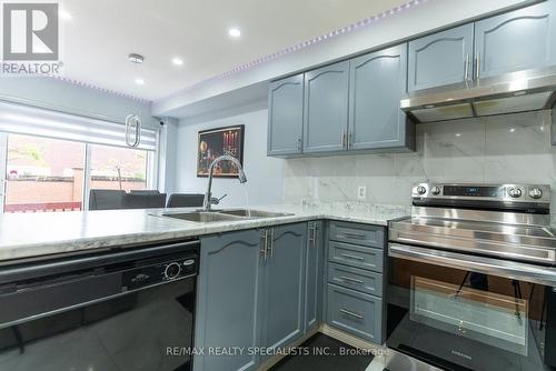 15 Kintyre Street, Brampton, ON - Indoor Photo Showing Kitchen With Double Sink