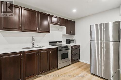 12 Riesling Court, Hamilton, ON - Indoor Photo Showing Kitchen With Double Sink