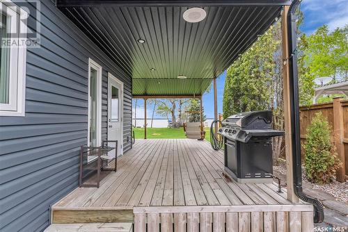 3 Mathews Crescent, Turtle Lake, SK - Outdoor With Deck Patio Veranda With Exterior