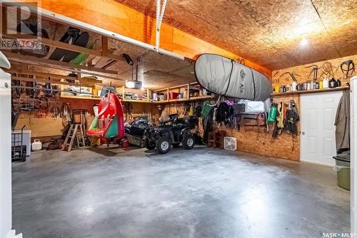 3 Mathews Crescent, Turtle Lake, SK - Indoor Photo Showing Garage