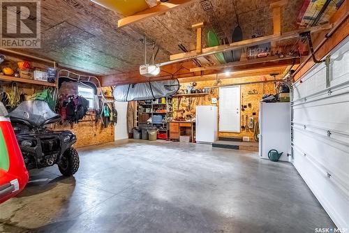 3 Mathews Crescent, Turtle Lake, SK - Indoor Photo Showing Garage