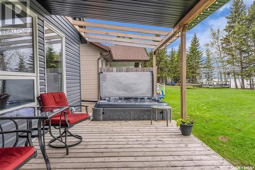 3 Mathews Crescent, Turtle Lake, SK - Outdoor With Deck Patio Veranda With Exterior