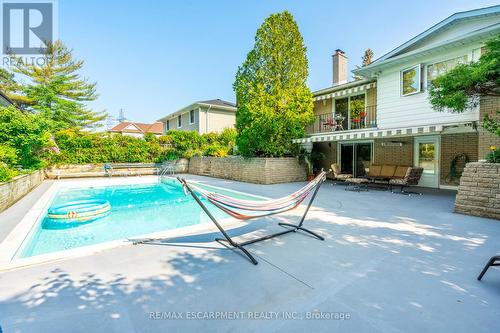 1129 Scenic Drive, Hamilton, ON - Outdoor With In Ground Pool