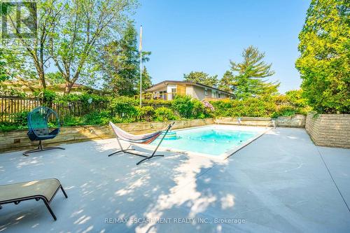 1129 Scenic Drive, Hamilton, ON - Outdoor With In Ground Pool With Backyard