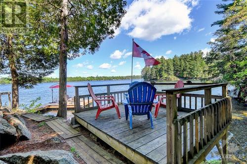 3012 Pike Lake 16C Route, Perth, ON - Outdoor With Body Of Water With Deck Patio Veranda