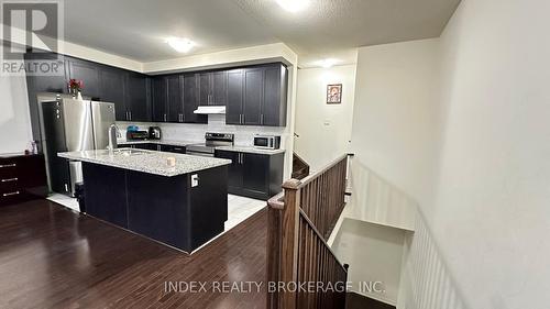 56 Donald Ficht Crescent, Brampton, ON - Indoor Photo Showing Kitchen With Upgraded Kitchen