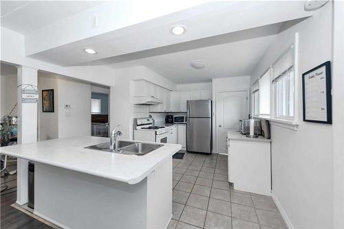 34 Sandalwood Avenue, Hamilton, ON - Indoor Photo Showing Kitchen With Double Sink