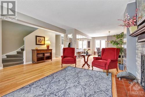 3426 Uplands Drive, Ottawa, ON - Indoor Photo Showing Living Room With Fireplace