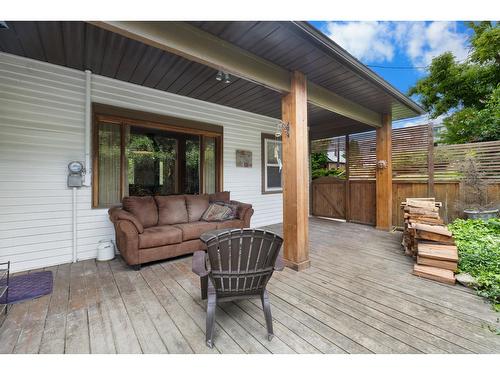 709 Cook Street, Creston, BC - Outdoor With Deck Patio Veranda With Exterior