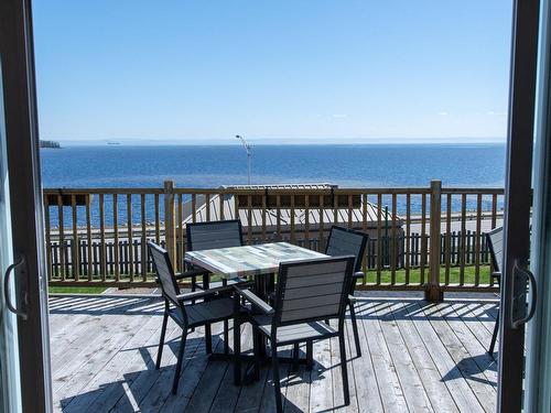 Patio - 435 Rue St-Étienne, La Malbaie, QC - Outdoor With Body Of Water