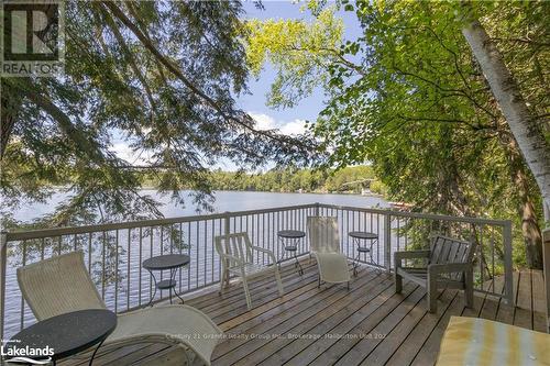 1226 Dignan Road, Dysart Et Al, ON - Outdoor With Body Of Water With Deck Patio Veranda