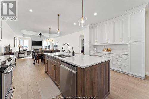 3285 Tullio Drive, Lasalle, ON - Indoor Photo Showing Kitchen With Double Sink With Upgraded Kitchen