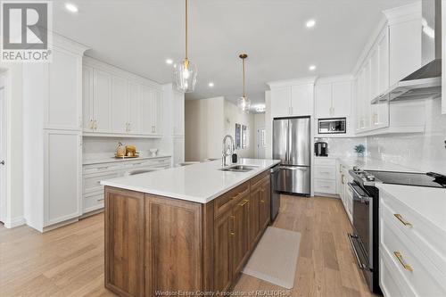 3285 Tullio Drive, Lasalle, ON - Indoor Photo Showing Kitchen With Upgraded Kitchen