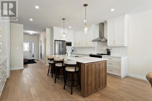 3285 Tullio Drive, Lasalle, ON - Indoor Photo Showing Kitchen With Upgraded Kitchen