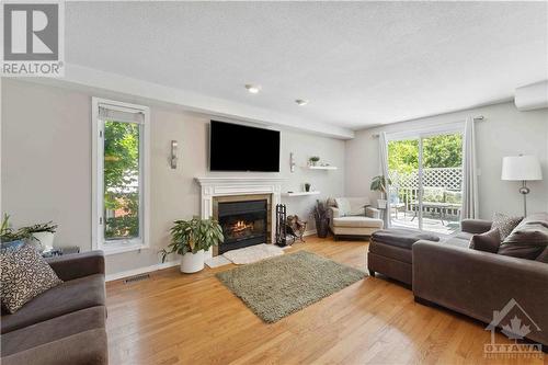 1991 Anthony Avenue, Ottawa, ON - Indoor Photo Showing Living Room With Fireplace