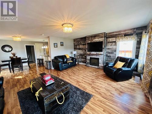 145 Main Street, Point Leamington, NL - Indoor Photo Showing Living Room With Fireplace