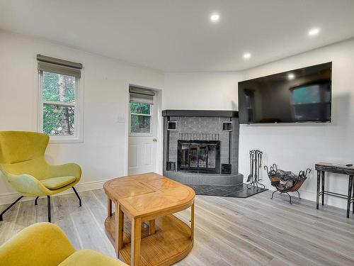 Salon - 85 Mtée St-Elmire, Saint-Sauveur, QC - Indoor Photo Showing Living Room With Fireplace