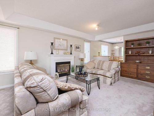 1289 Forest St, Innisfil, ON - Indoor Photo Showing Living Room With Fireplace