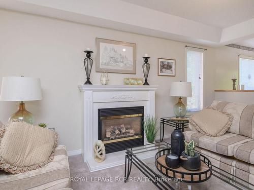 1289 Forest St, Innisfil, ON - Indoor Photo Showing Living Room With Fireplace