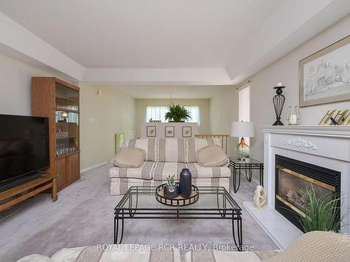 1289 Forest St, Innisfil, ON - Indoor Photo Showing Living Room With Fireplace