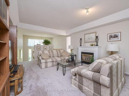 1289 Forest St, Innisfil, ON - Indoor Photo Showing Living Room With Fireplace