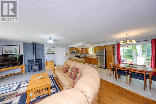 314 Tyendinaga Road, Point Clark, ON - Indoor Photo Showing Living Room With Fireplace