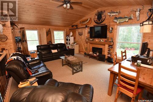 10 Hillview Drive, Nipawin Rm No. 487, SK - Indoor Photo Showing Living Room With Fireplace