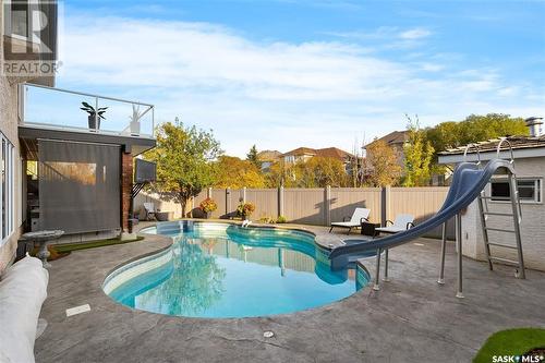 5054 Wascana Vista Court, Regina, SK - Outdoor With In Ground Pool With Deck Patio Veranda