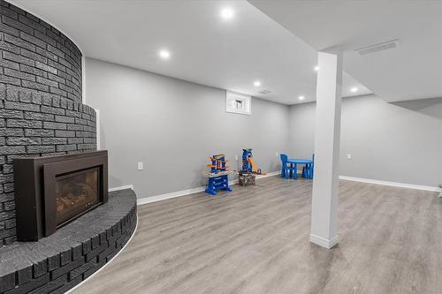 66 Silver Aspen Crescent, Kitchener, ON - Indoor With Fireplace