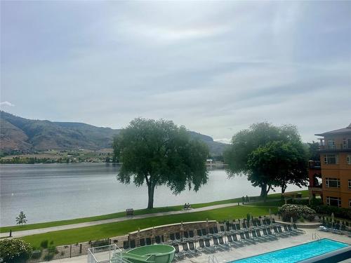 339-15 Park Place, Osoyoos, BC - Outdoor With Body Of Water With In Ground Pool With View