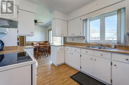 6-8 Ryans Road, Spaniards Bay, NL - Indoor Photo Showing Kitchen With Double Sink