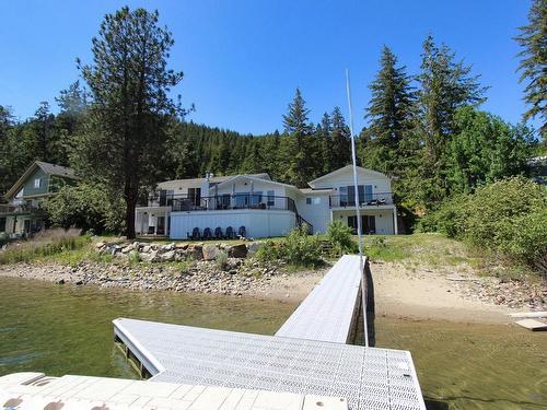 1057 Little Shuswap Lake Road, Chase, BC - Outdoor With Body Of Water With Deck Patio Veranda